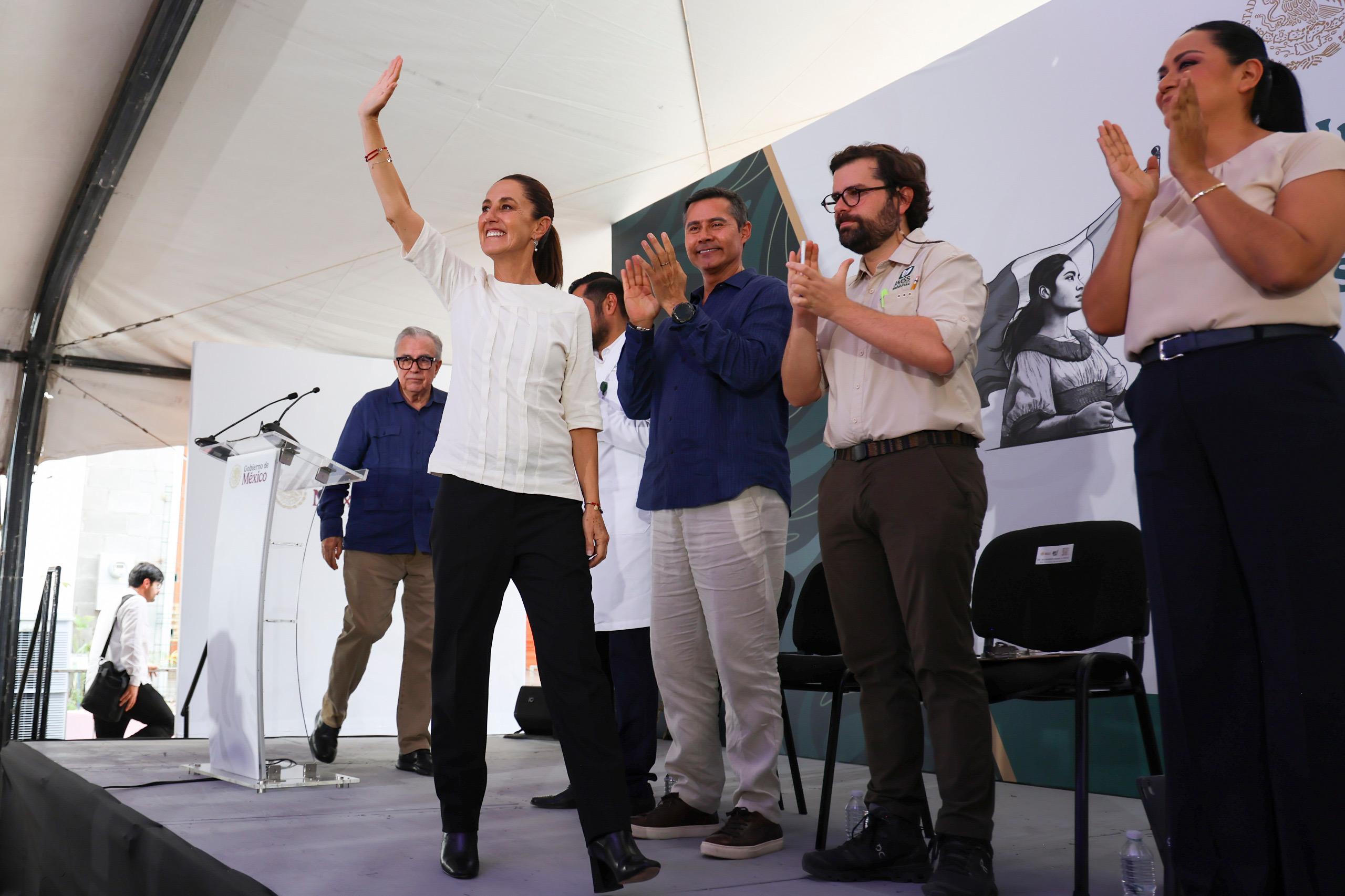 Sheinbaum inaugura Hospital Pediátrico IMSS Bienestar en Culiacán: “La 4T no se quiebra ni se acobarda”