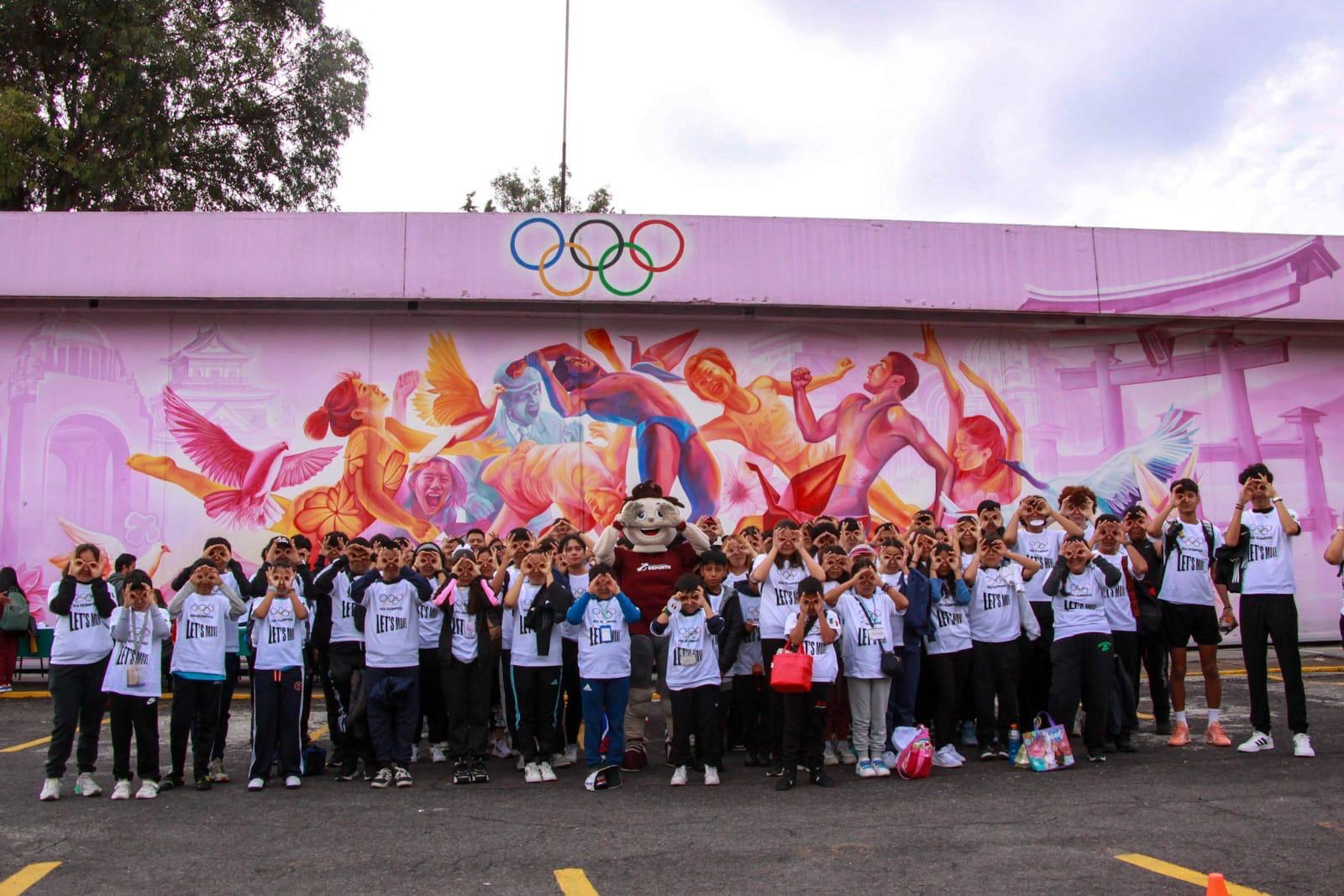 Alumnas y alumnos del IMDP participaron en actividades del Comité Olímpico Mexicano