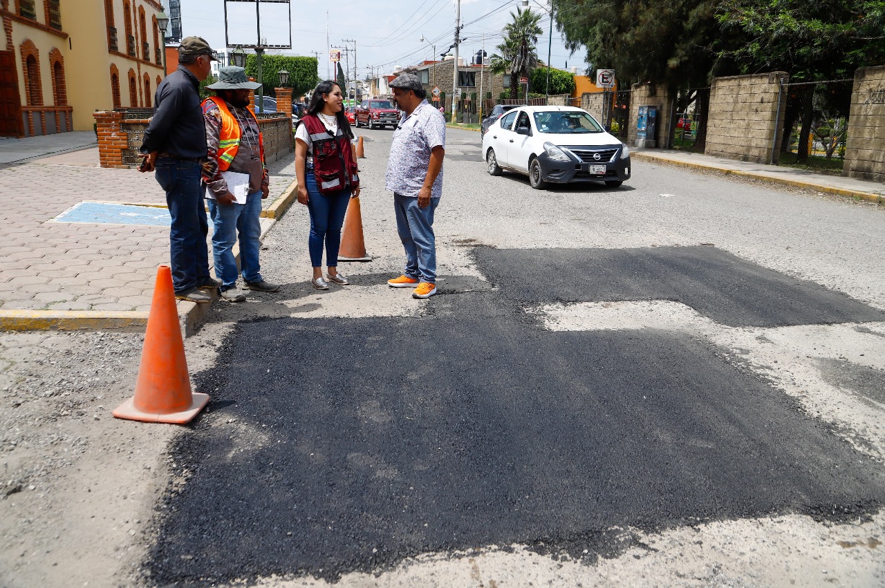 Supervisa Tonantzin Fernández avance del Bachetón 2025 en Santiago Momoxpan