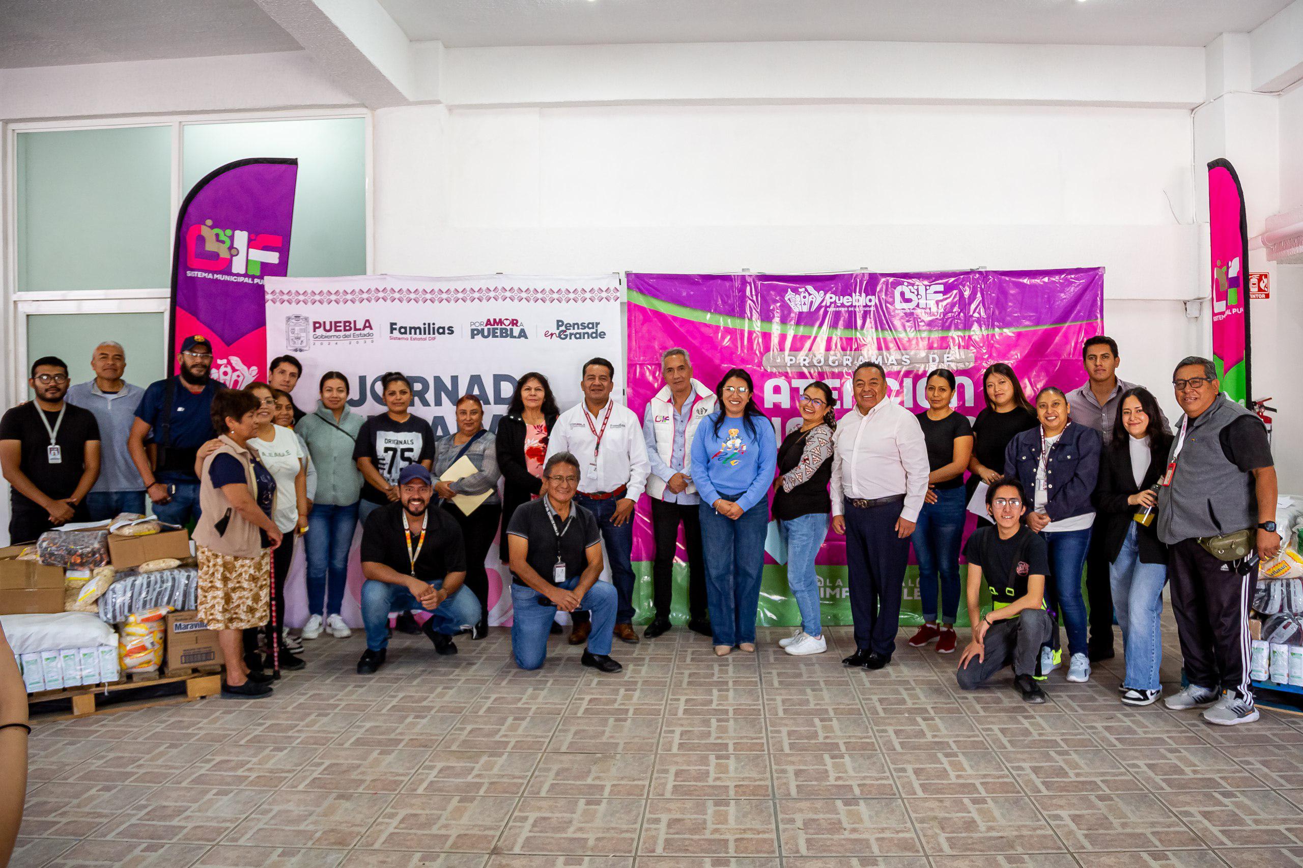 DIF Puebla Capital entrega insumos del programa “Desayunos Calientes” en coordinación con el SEDIF