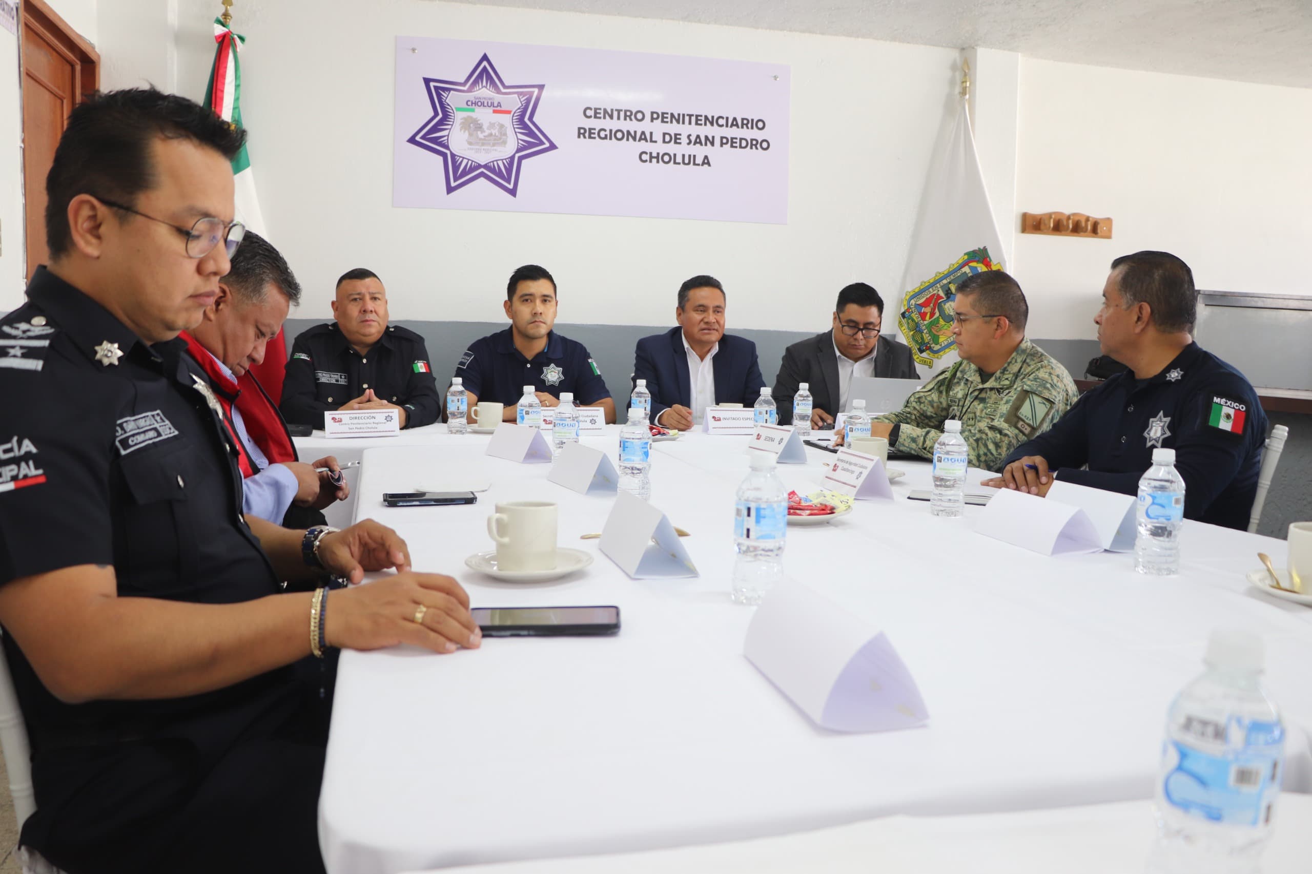 San Pedro Cholula, primer municipio en realizar Mesa de Seguridad dentro de un Centro Penitenciario