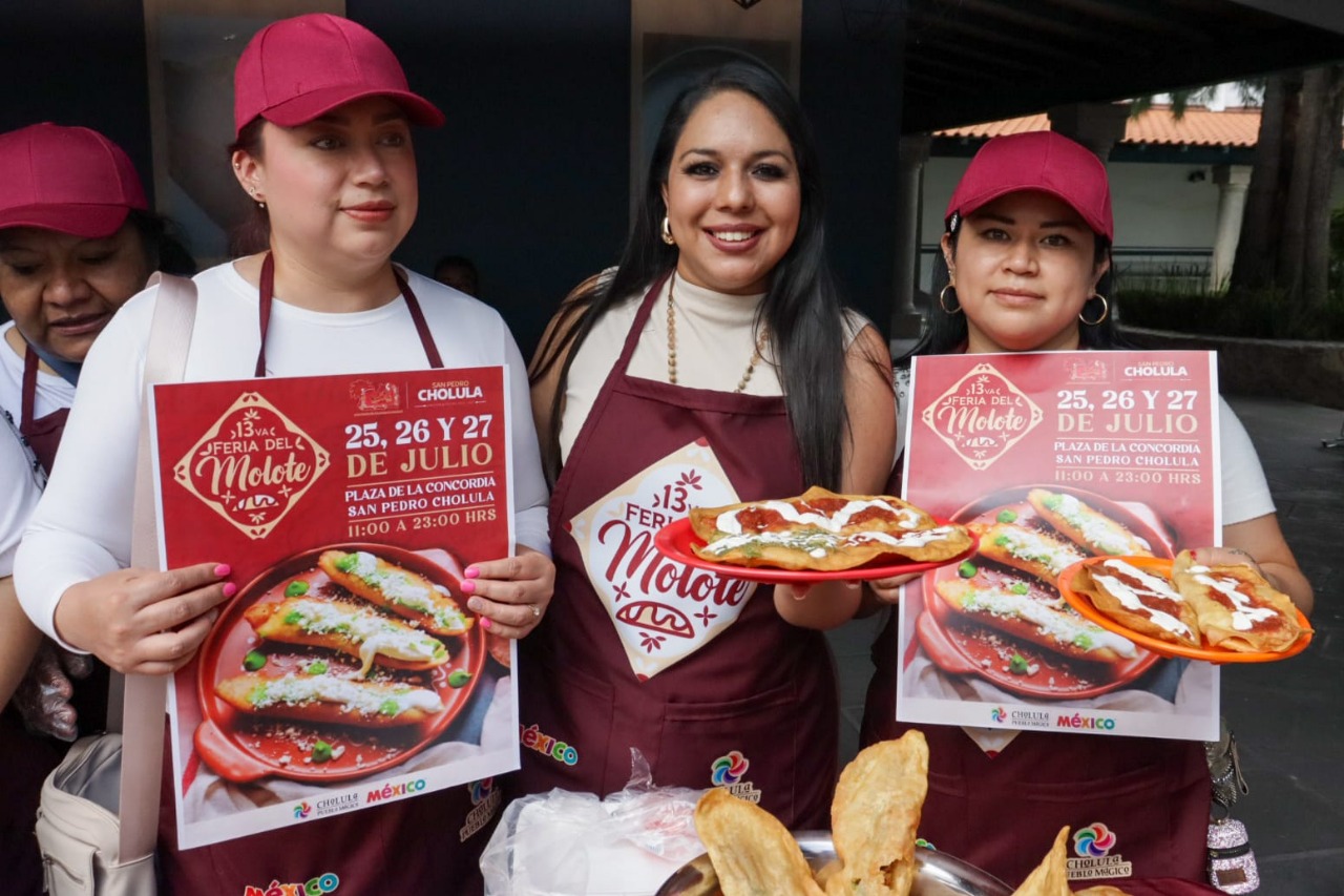 Anuncian la 13ª Feria del Molote en Cholula