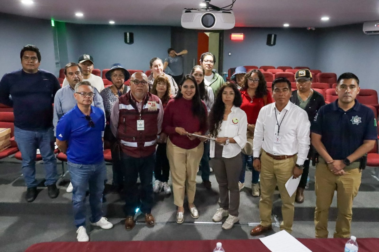 Privilegia Tonantzin Fernández el diálogo con comerciantes y ciudadanía de San Pedro Cholula