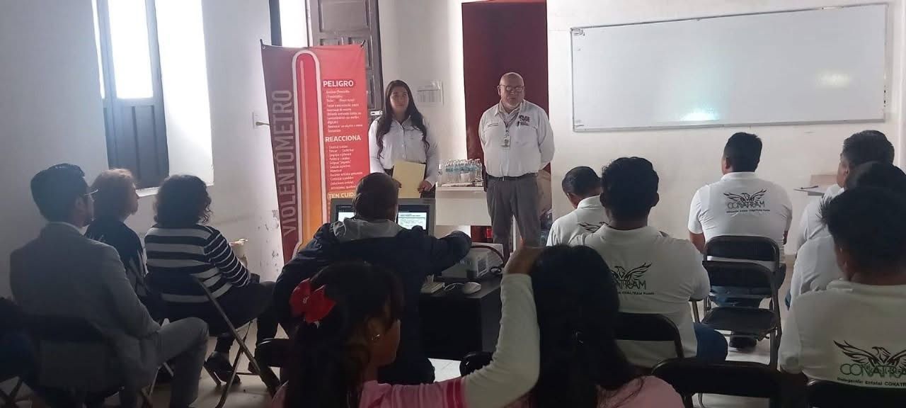 Choferes de transporte en Cholula reciben capacitación en derechos humanos