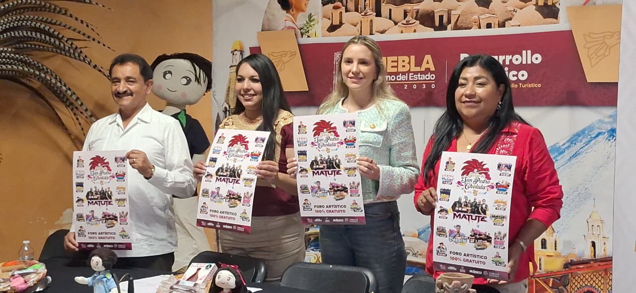 Anuncian la 75° Feria de San Pedro Cholula: cultura, música y tradición del 29 de agosto al 16 de septiembre