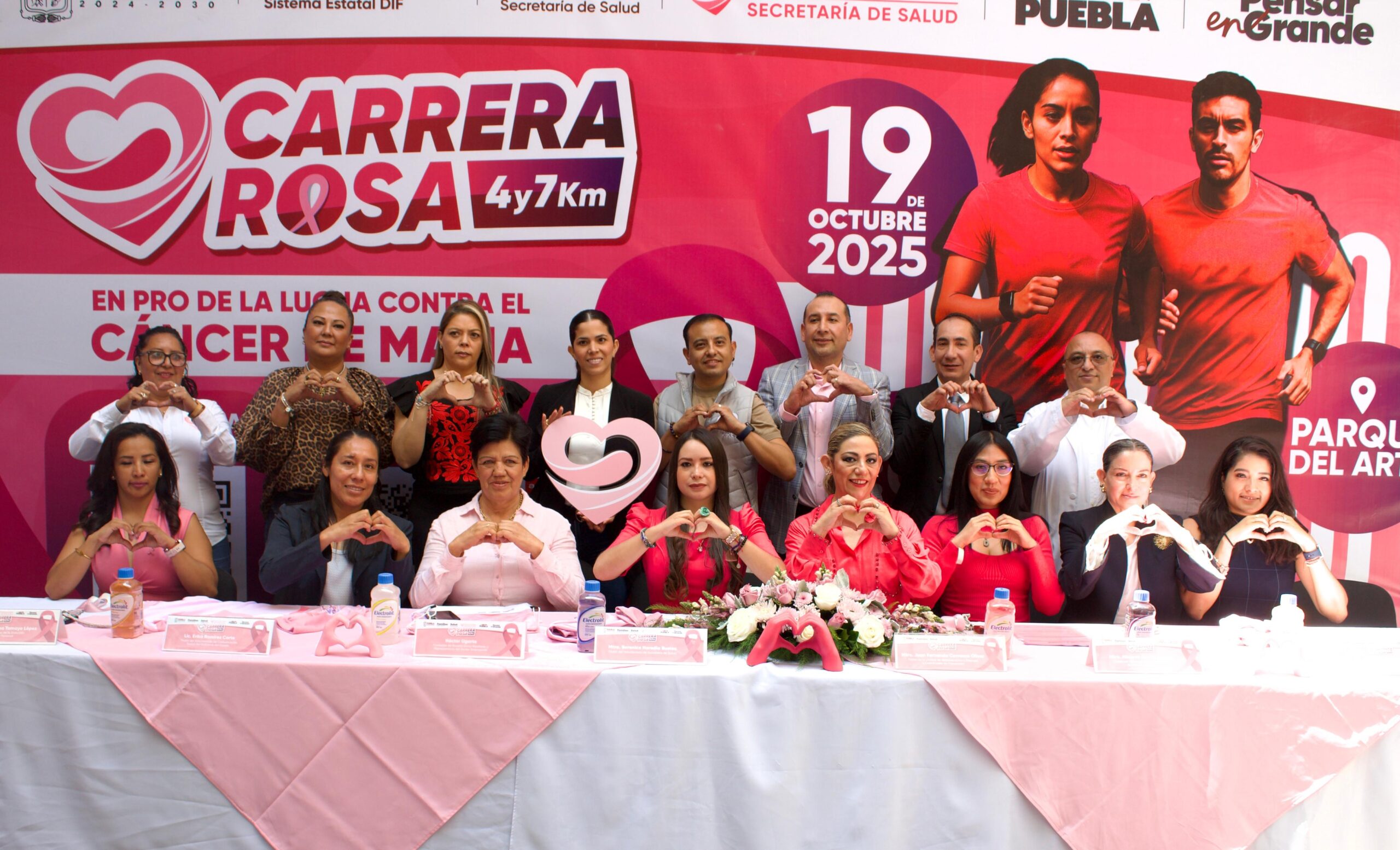 Carrera Rosa 2025: Puebla corre contra el cáncer de mama