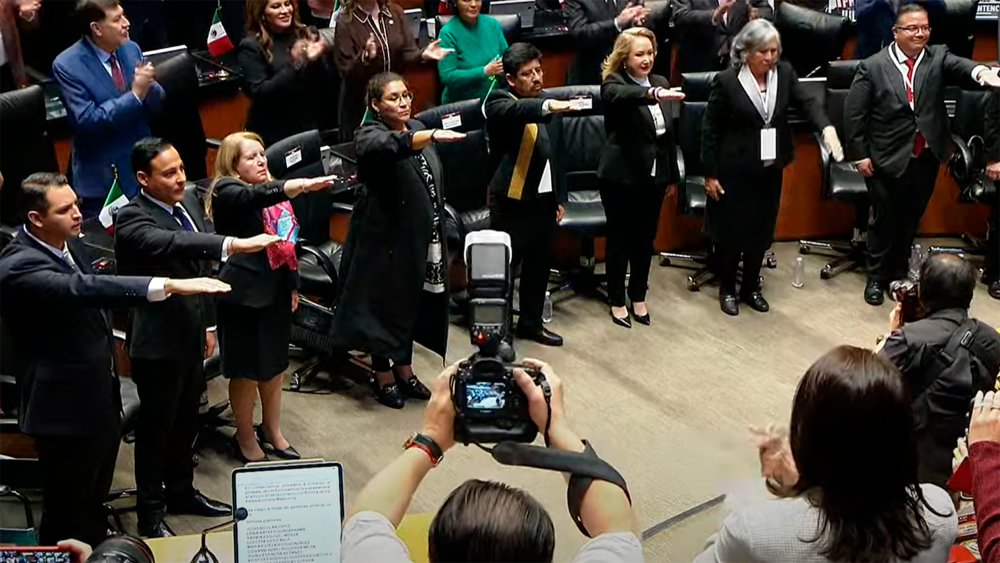 Histórica protesta de nuevos ministros de la Suprema Corte tras primer proceso electoral judicial