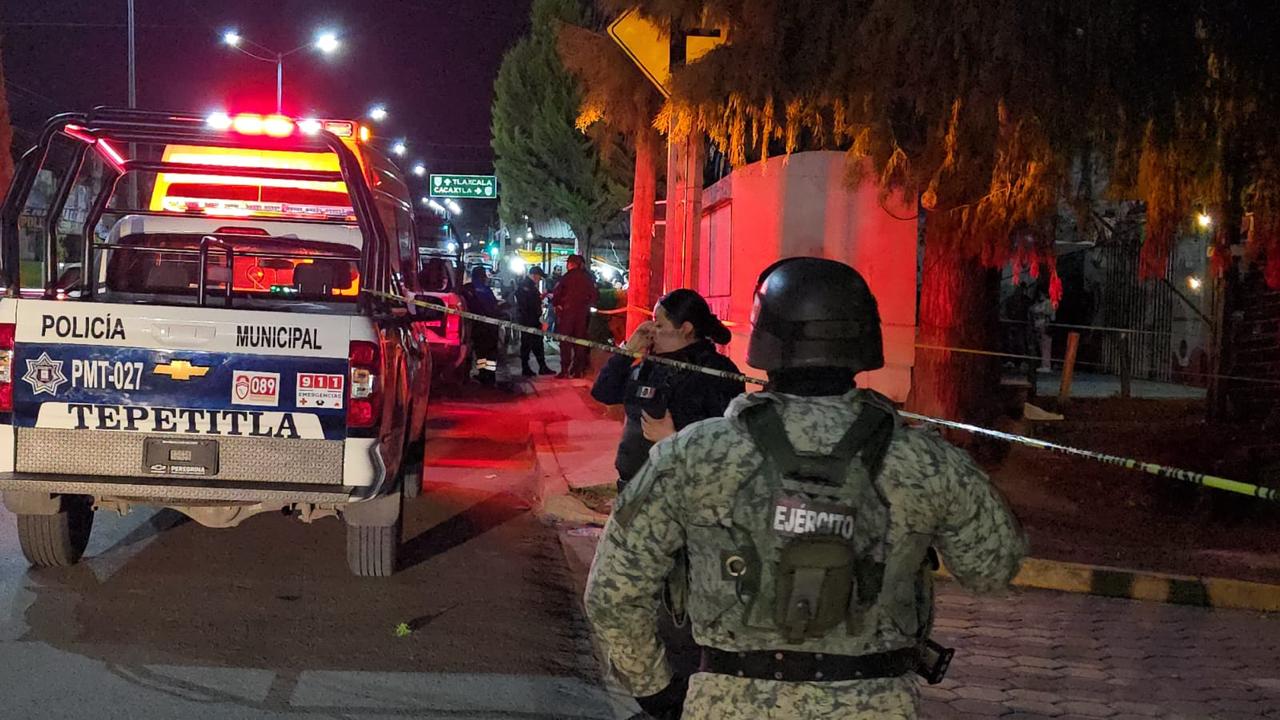 Acribillan a presunto delincuente en Moyotzingo; investigan ajuste de cuentas
