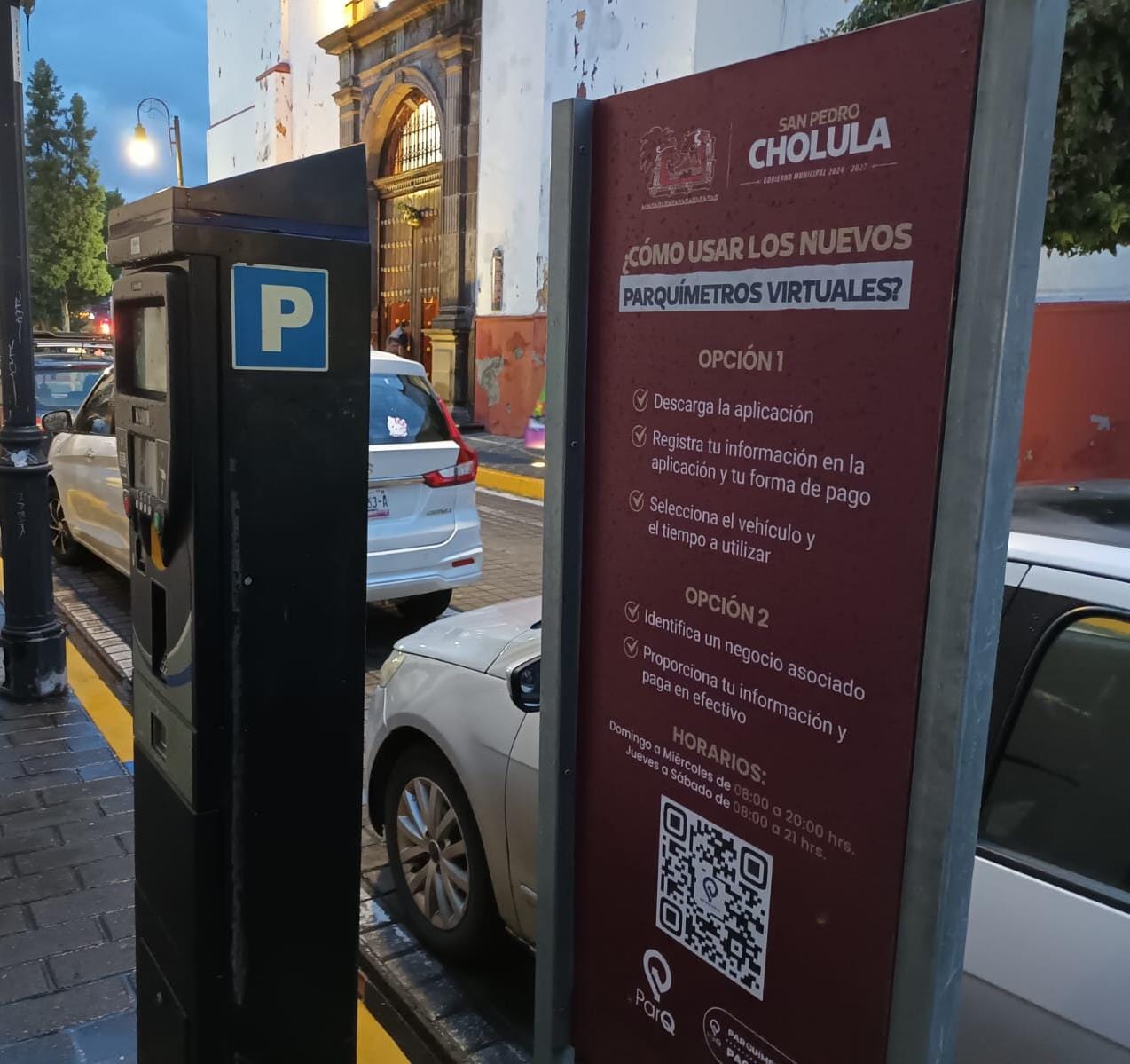 San Pedro Cholula reanuda sistema de parquímetros a partir del 13 de septiembre