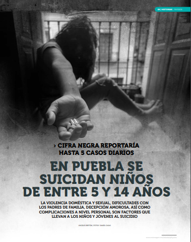 De enero a julio se registraron 123 suicidios en Puebla