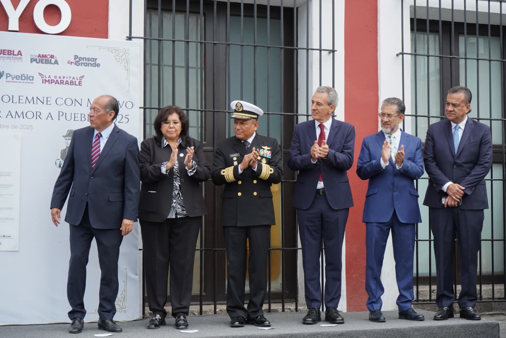 Coloca Pepe Chedraui Bando Solemne de las Fiestas Patrias 2025 en Palacio Municipal
