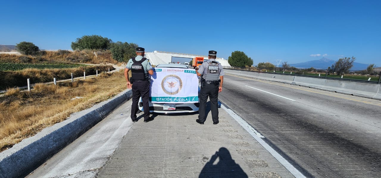 Con operativo Cero Robos, Guardia Nacional construye paz en la México-Puebla