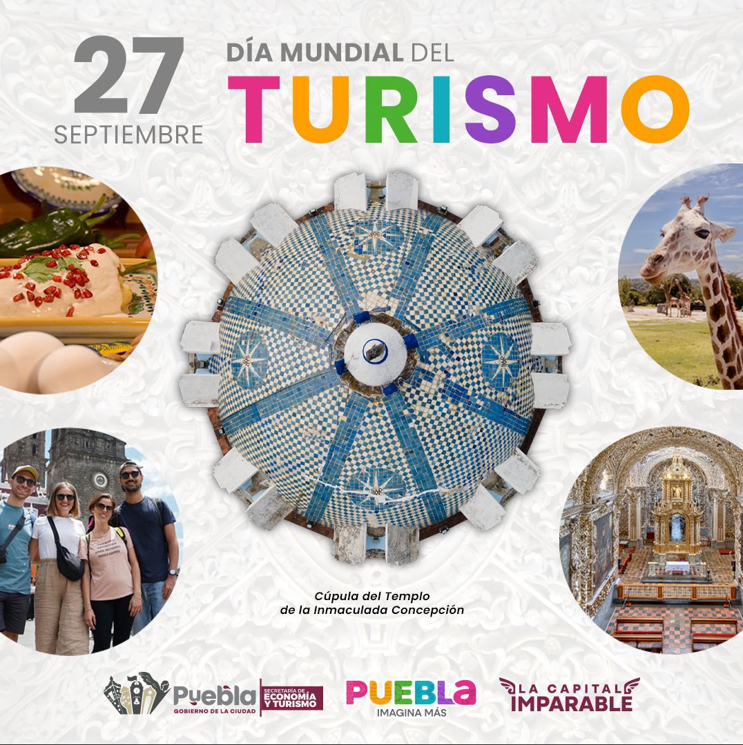 Turismo en Puebla da empleo a más de 46 mil personas