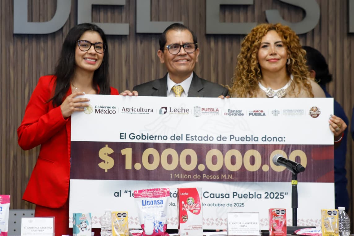 Lechetón con Causa Puebla 2025: solidaridad que alimenta el futuro