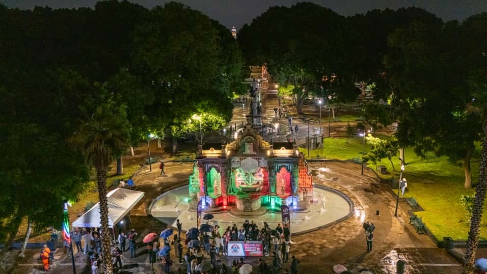 Inaugura Gobierno de Pepe Chedraui rehabilitación de fuentes en Paseo Bravo