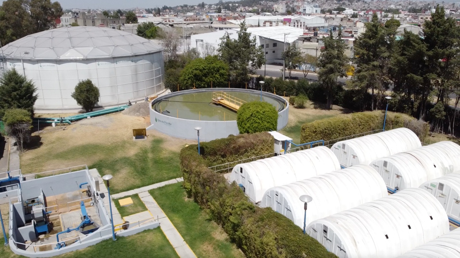 Agua de Puebla ahorró 162 millones de litros de agua potable con la entrega de agua tratada, para uso industrial y áreas verdes