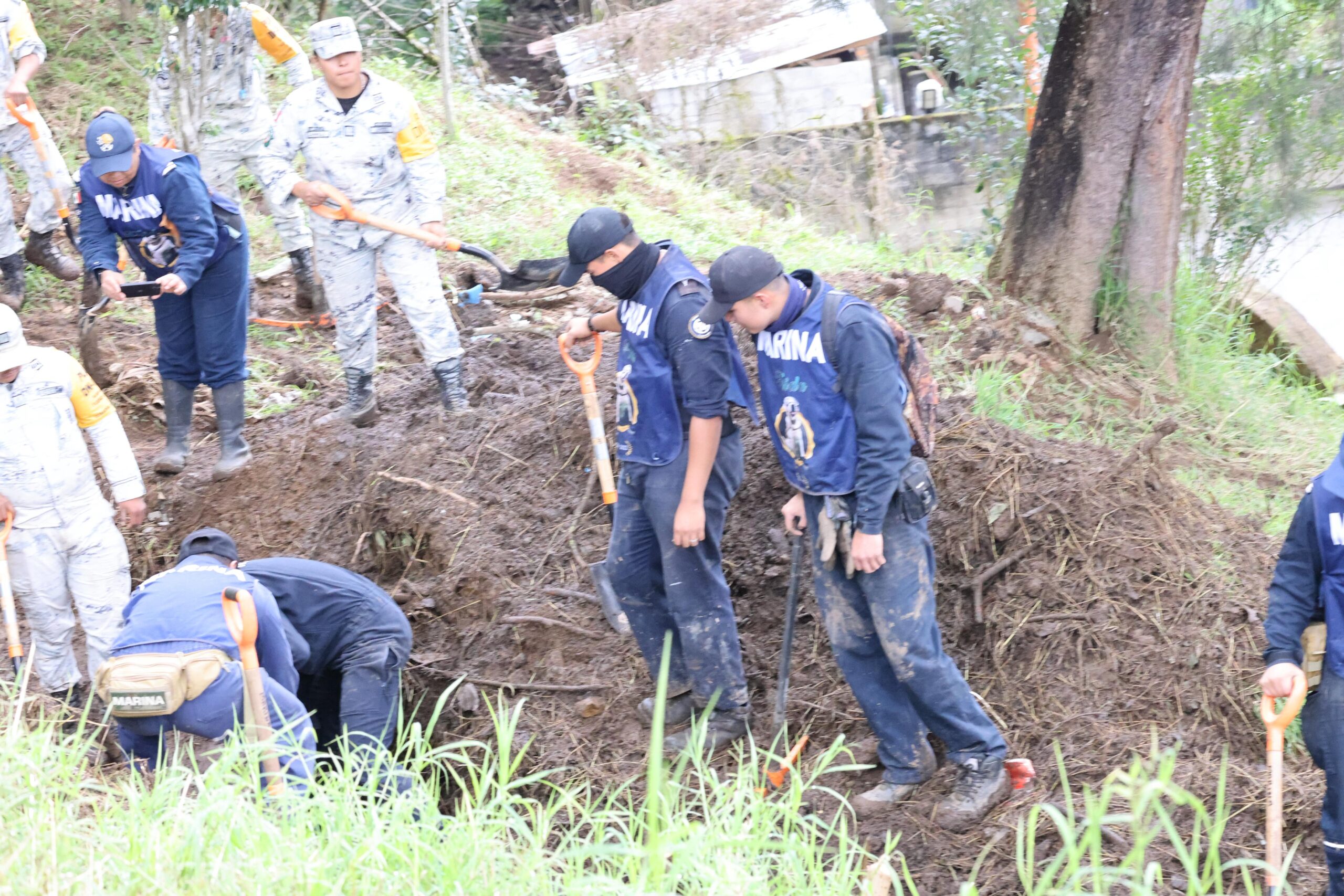 Avanzan gobierno federal y estatal en la fase de recuperación en la Sierra Norte