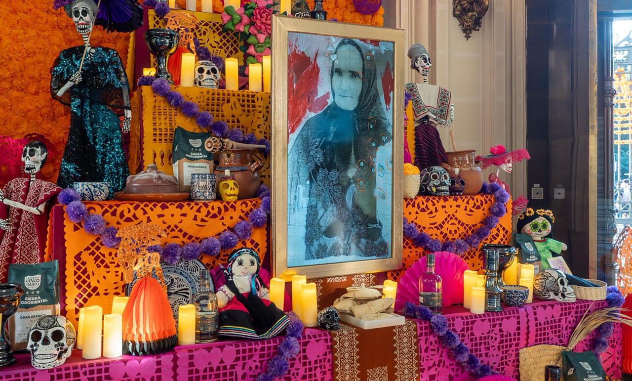 Puebla lleva su espíritu a Madrid con “La abuela de todos”, una ofrenda monumental en Casa de América