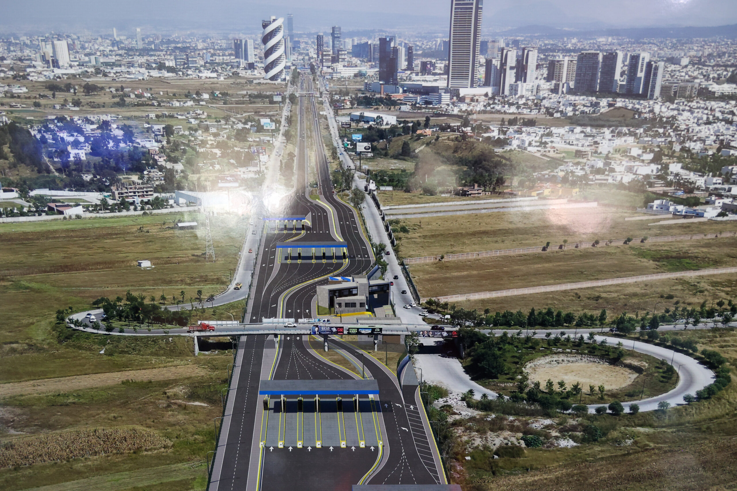 Así quedará la caseta de Atlixco; concluirá hasta 2027