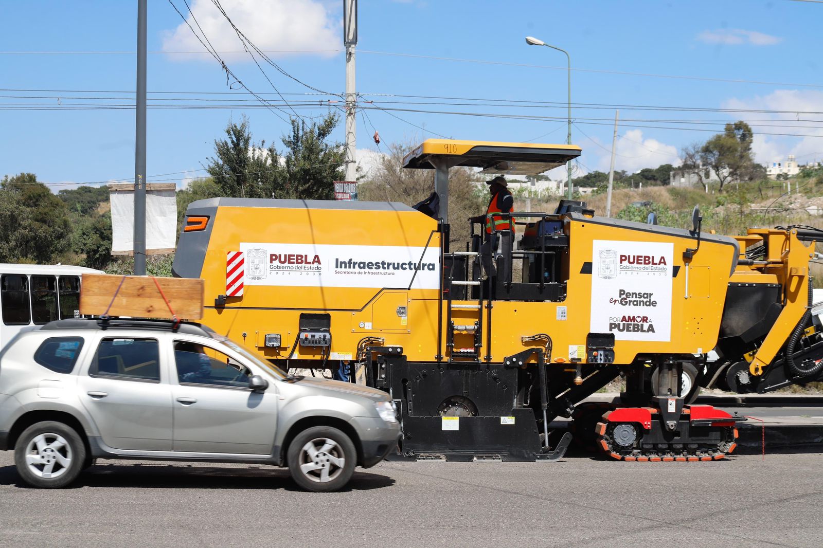 Avanza en 90% la rehabilitación del Camino al Batán; Puebla ahorra 64% en obras viales