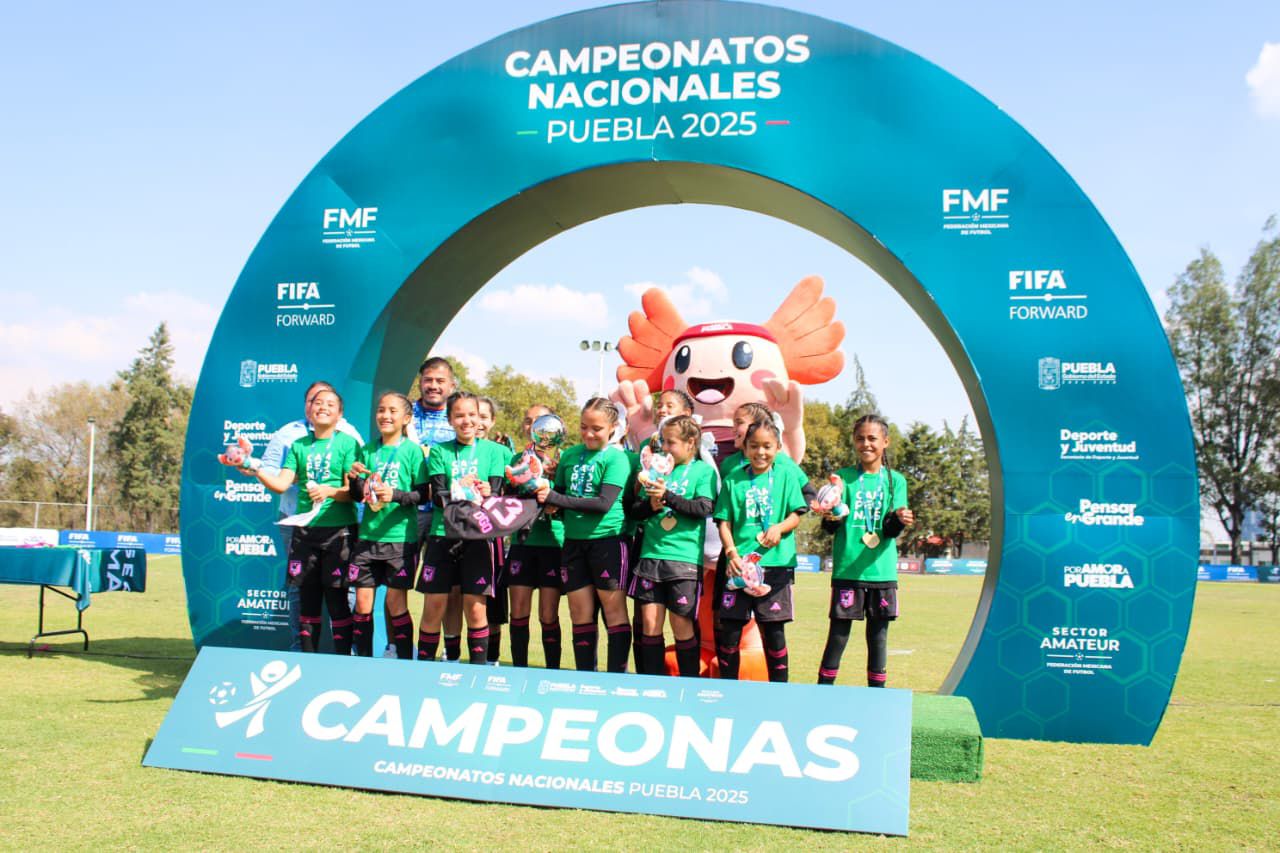 Puebla cierra con éxito el Campeonato Nacional de Futbol Sub-9 y Sub-11; “deja la vara muy alta”, reconoce la FMF