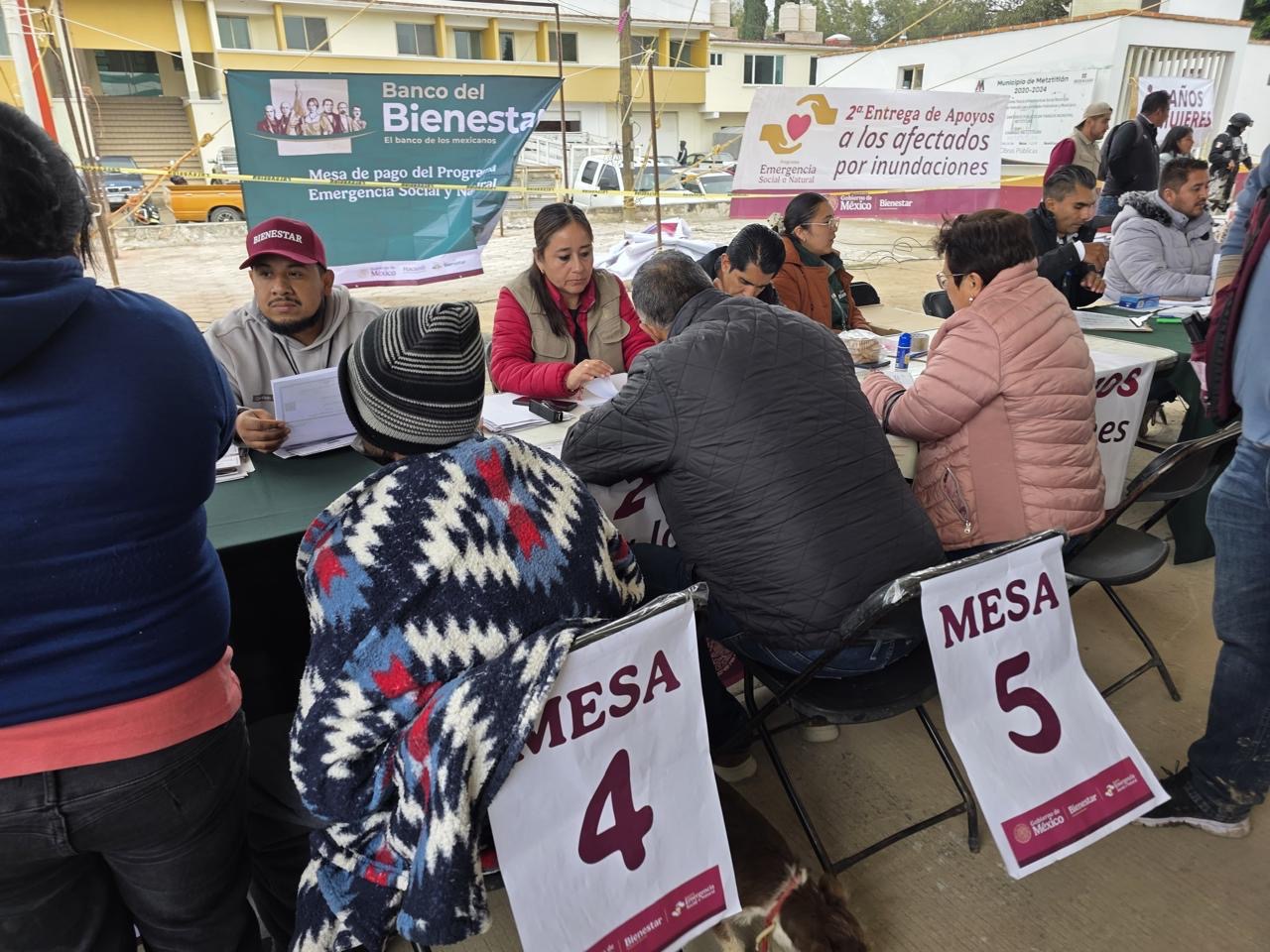 Inicia Bienestar segunda entrega de apoyos a familias afectadas por lluvias en cinco estados