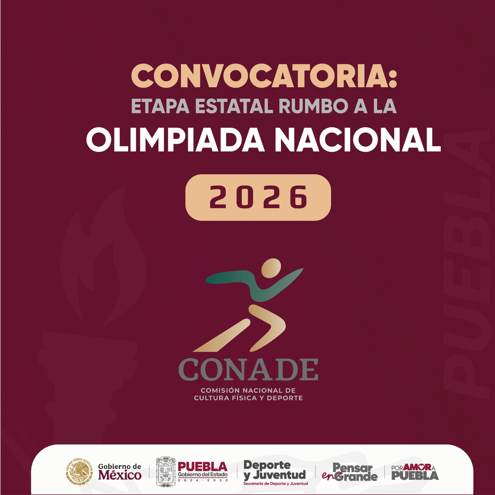 Convocatoria estatal rumbo a la Olimpiada Nacional 2026; Puebla inicia fase de selección