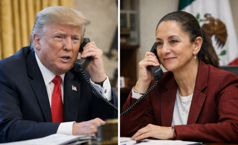Entérate: esto fue lo que se dijeron Sheinbaum y Trump (sin rodeos)
