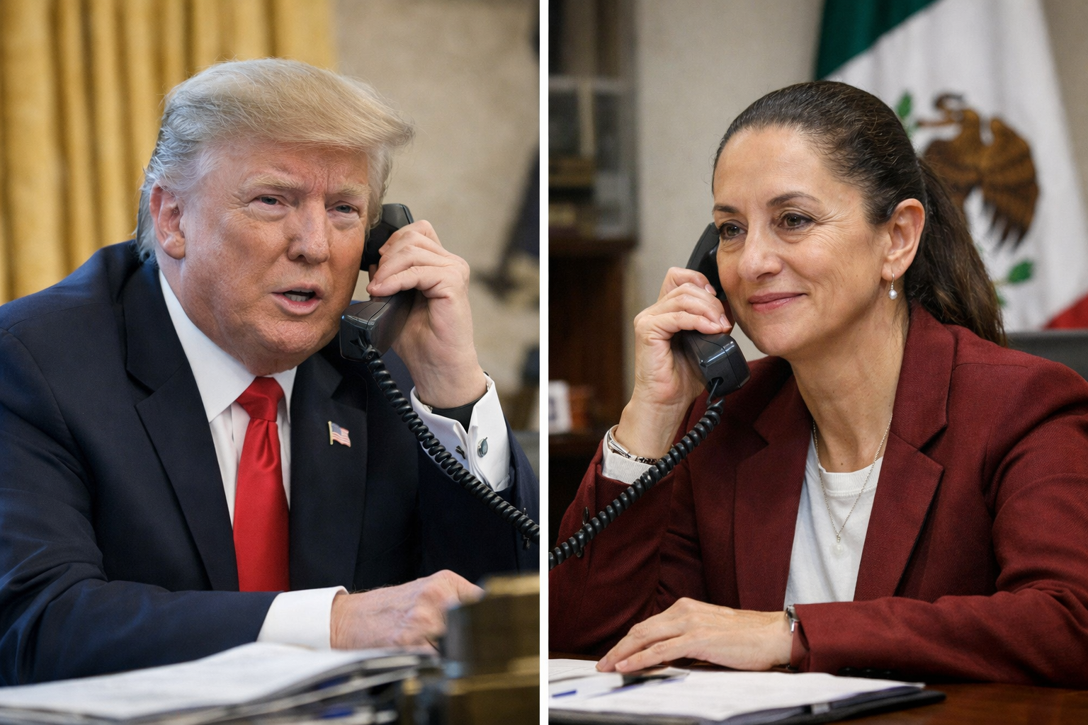 Entérate: esto fue lo que se dijeron Sheinbaum y Trump (sin rodeos)