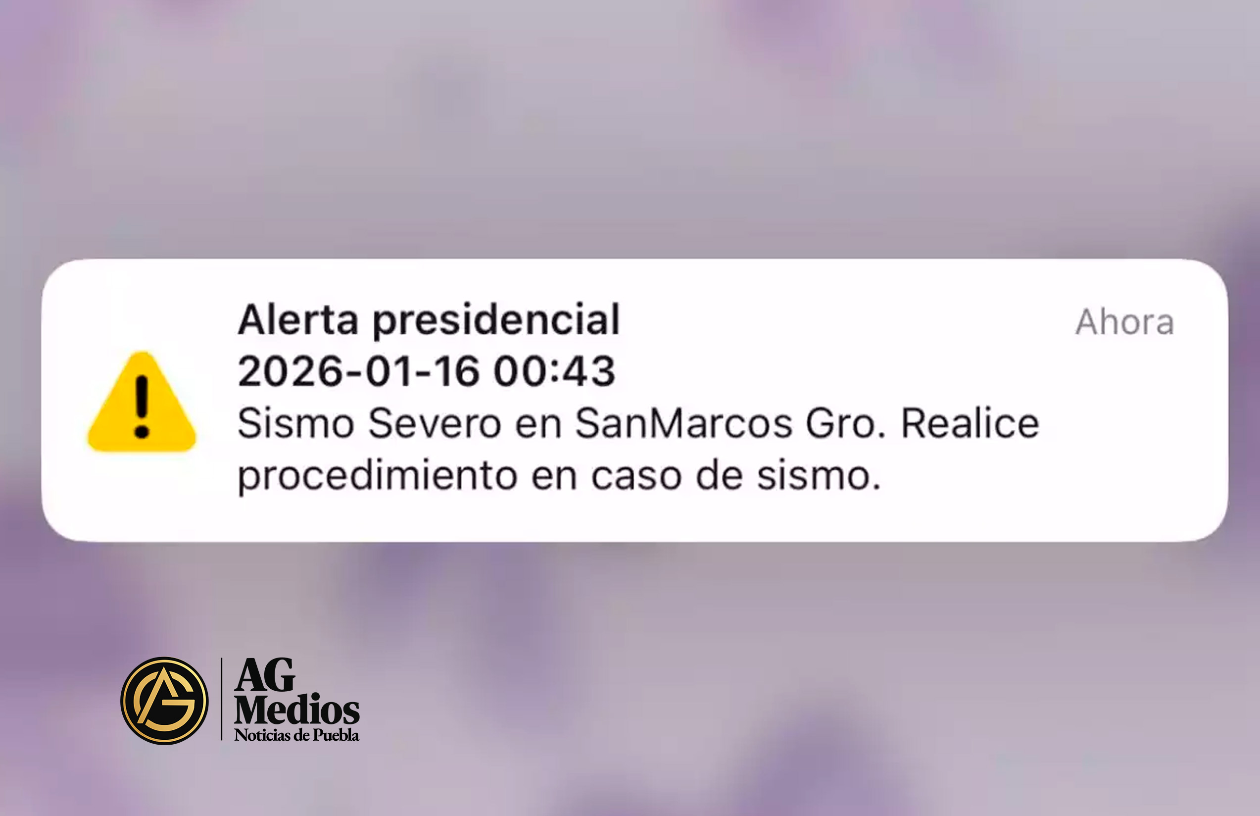 Eliminarán la leyenda “Alerta Presidencial” en avisos sísmicos del celular