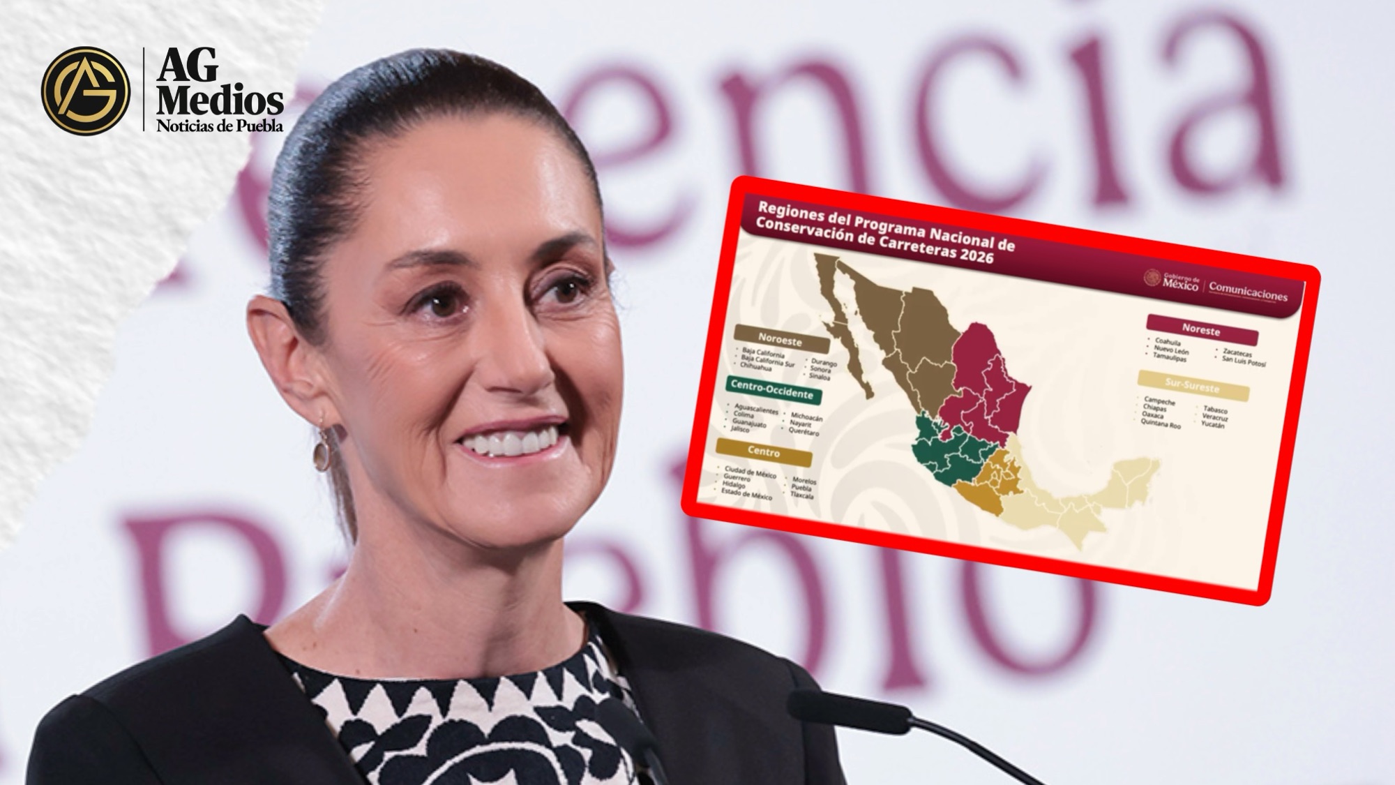 Sheinbaum lanza MegaBachetón 2026: 50 mil mdp para rehabilitar carreteras del país