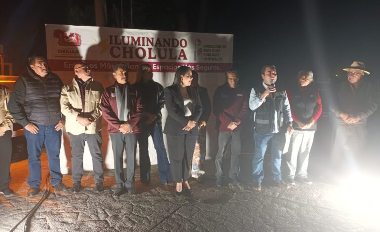 Moderniza Tonantzin Fernández luminarias aledañas a la Zona Arqueológica