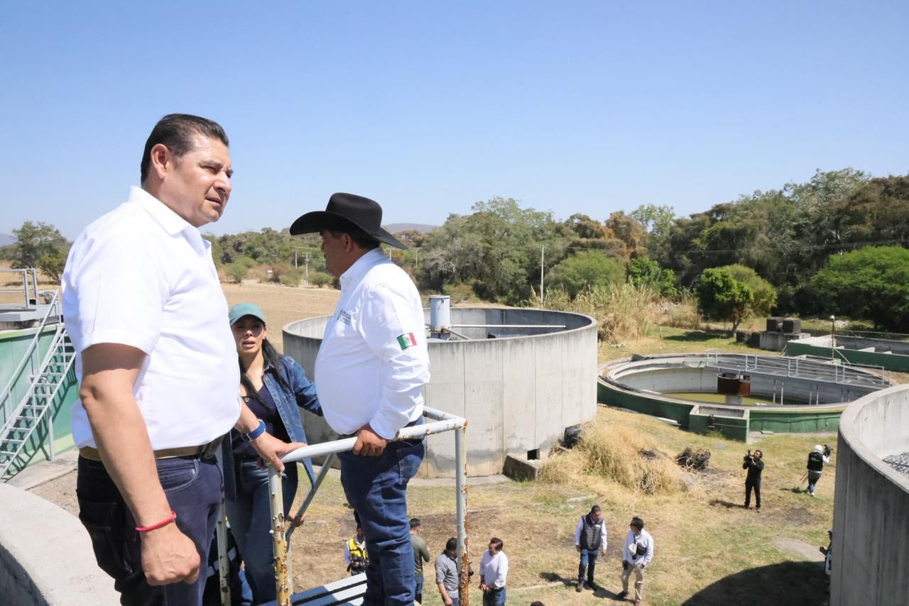 Armenta supervisa rescate del río Nexapa; anuncian reingeniería integral de planta tratadora
