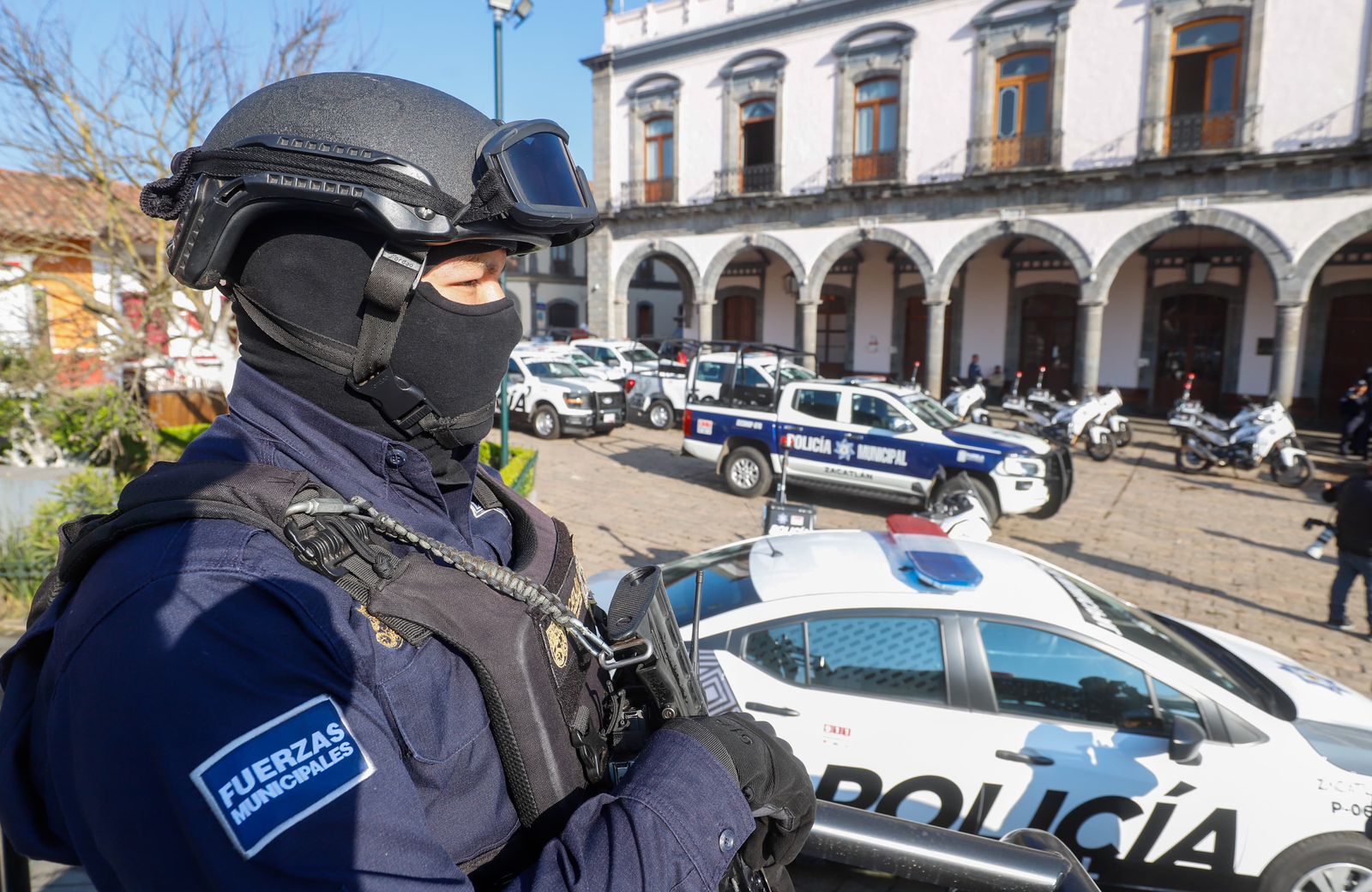 Refuerzan seguridad en Zacatlán: entregan 18 patrullas y anuncian nuevo centro estratégico