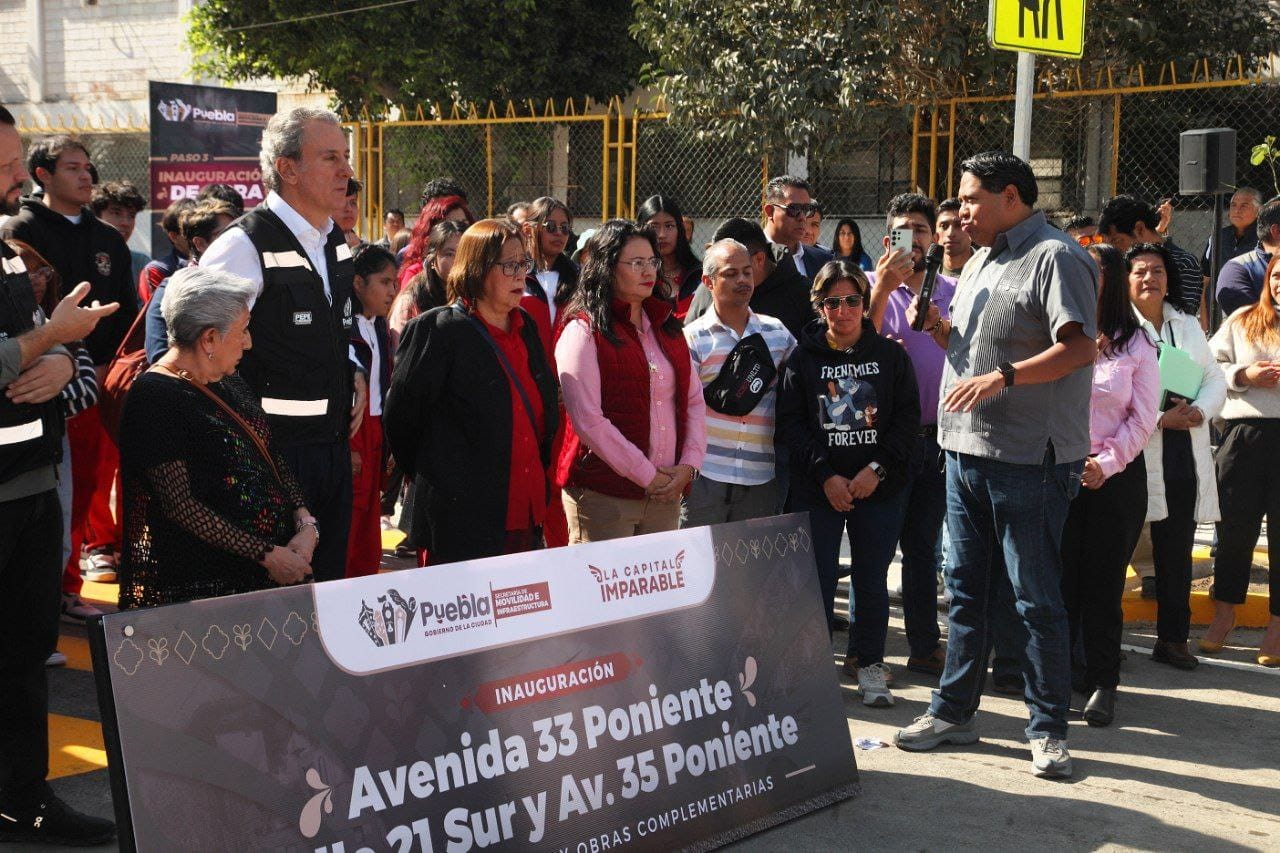 Pepe Chedraui inaugura rehabilitación vial en la 33 Poniente – 21 Sur – 35 Poniente