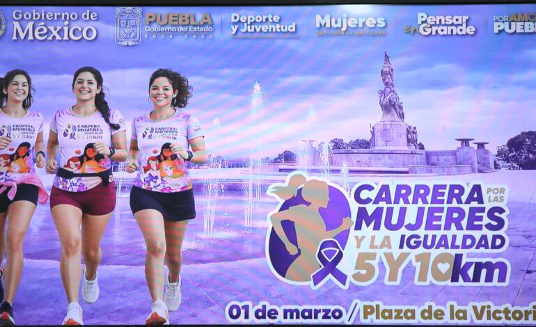 Puebla calienta motores por la igualdad: 3 mil mujeres tomarán las calles en carrera del 1 de marzo