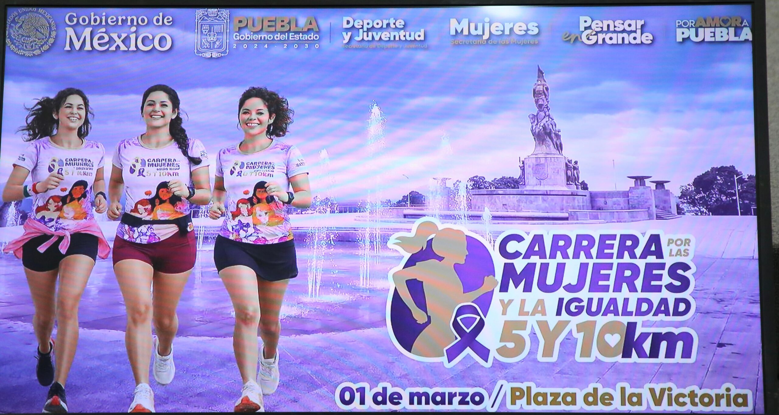 Puebla calienta motores por la igualdad: 3 mil mujeres tomarán las calles en carrera del 1 de marzo