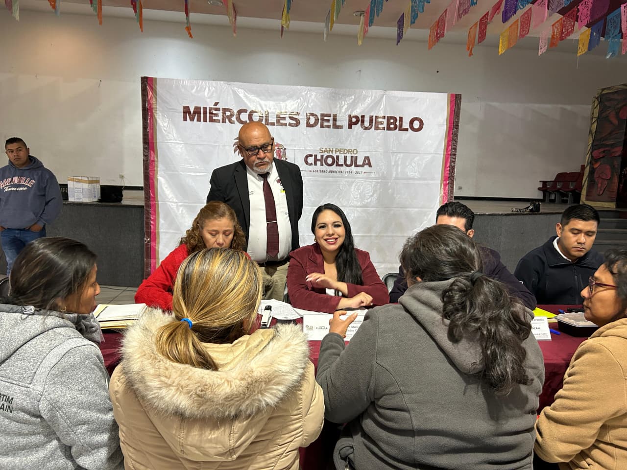 Más de 10 horas de atención en el “Miércoles del Pueblo” en San Pedro Cholula