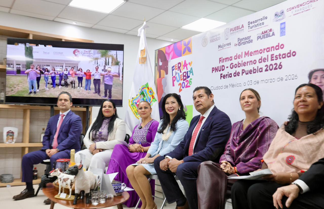 Programa de las Naciones Unidas para el Desarrollo reconoce estrategia de Puebla en igualdad y resiliencia