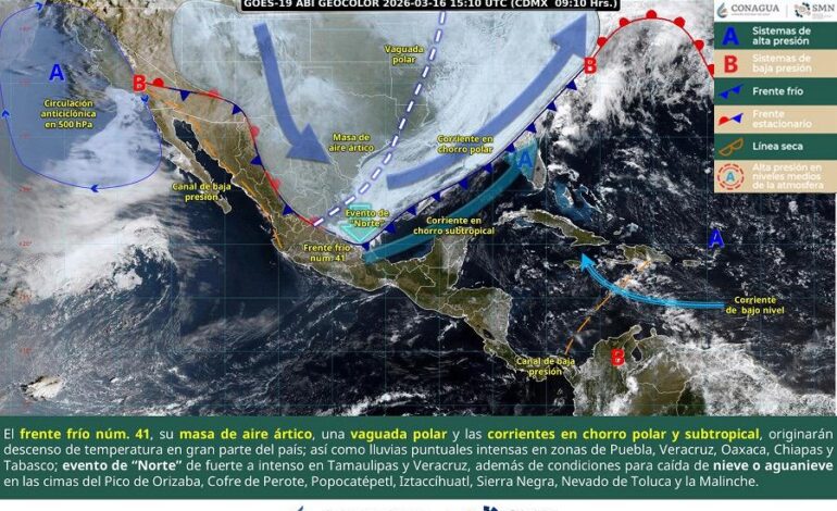 Alerta en Puebla: Ayuntamiento activa vigilancia por lluvias y descenso de temperatura