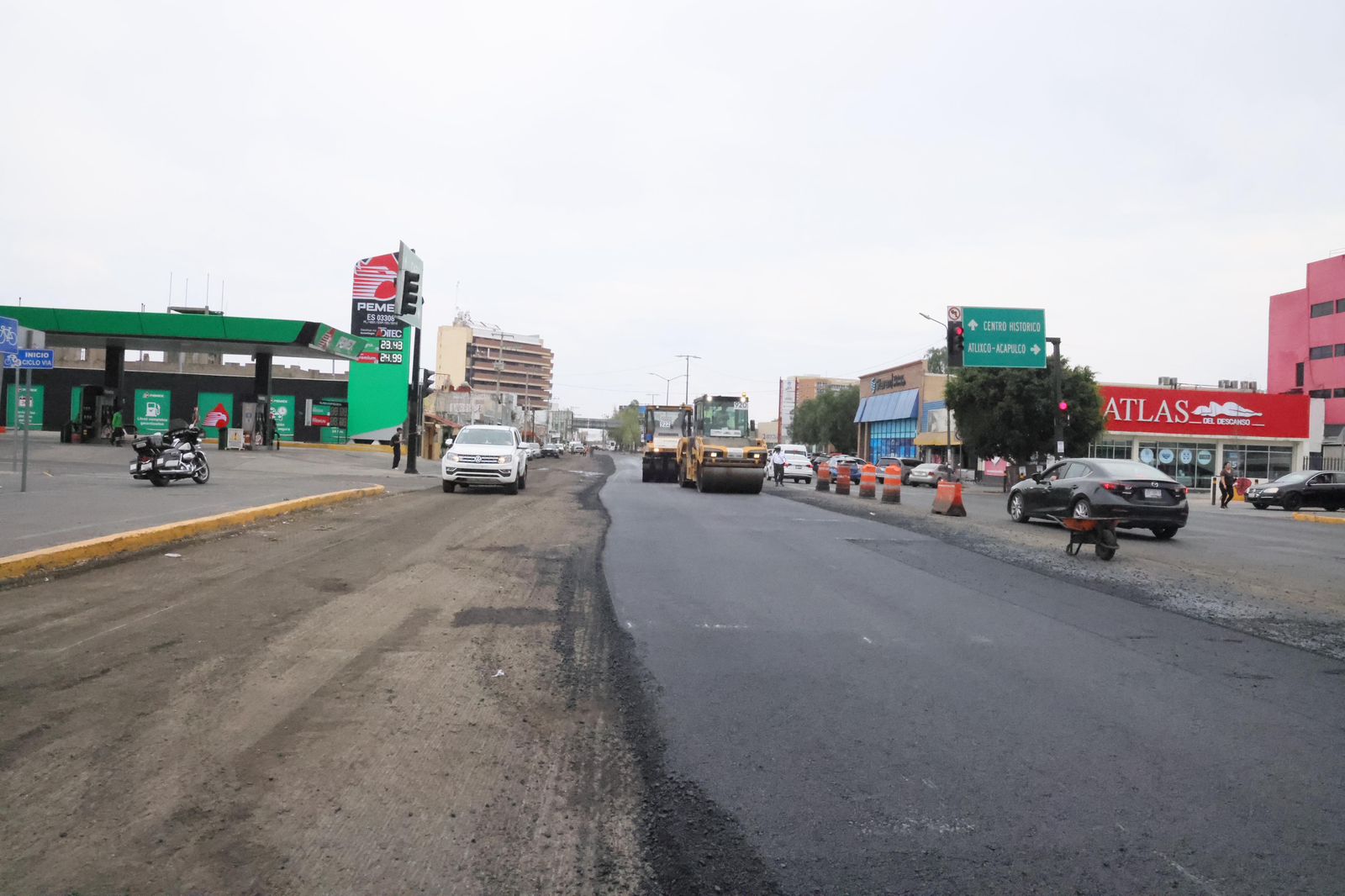 Avanza rehabilitación de Prolongación Reforma; obra impacta a 267 mil habitantes