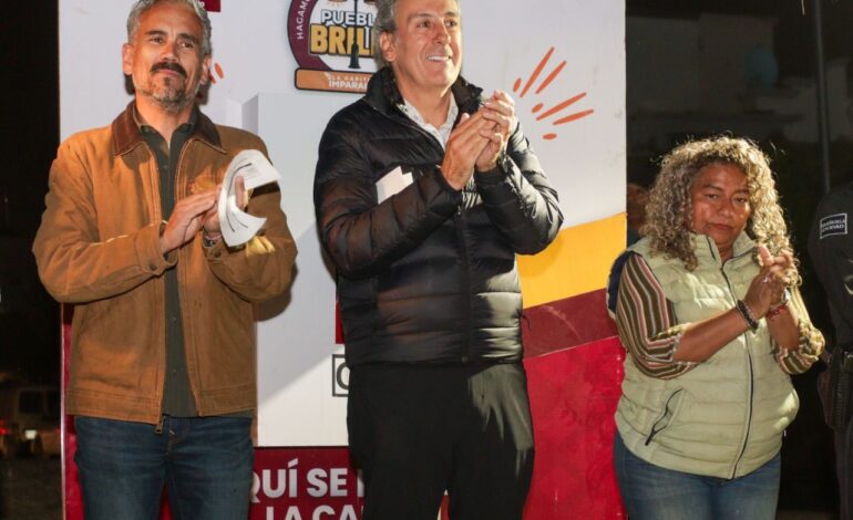 Puebla Brilla avanza: más de 27 mil luminarias LED instaladas en la capital