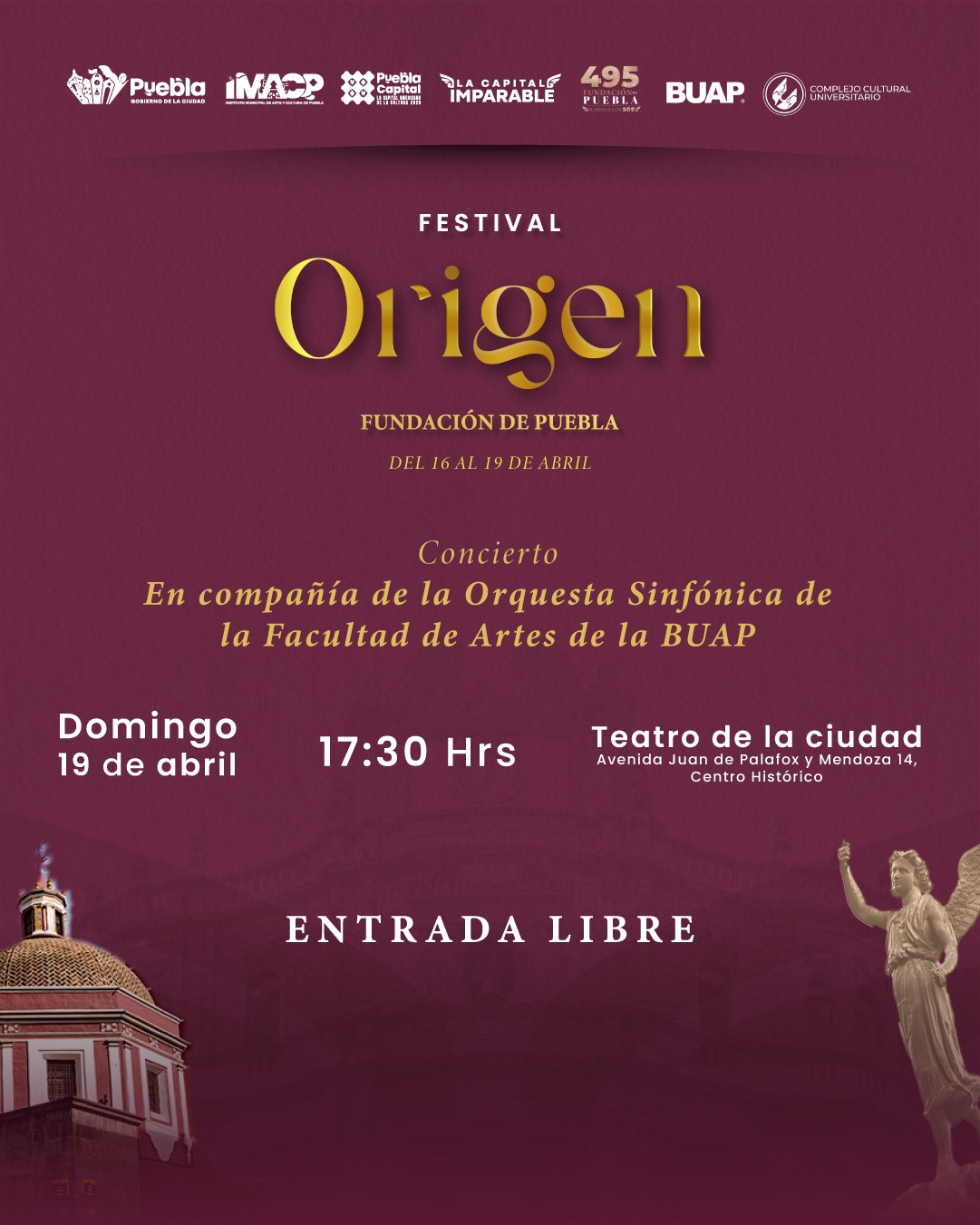 Puebla se pone en escena: Festival Origen toma el Centro con arte y memoria