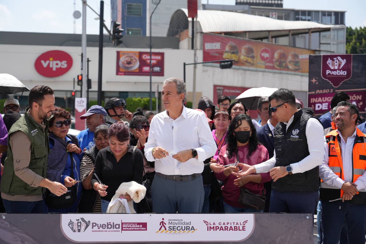 Puebla interviene cruceros de riesgo: arranca modernización en Bulevar Héroes del 5 de Mayo