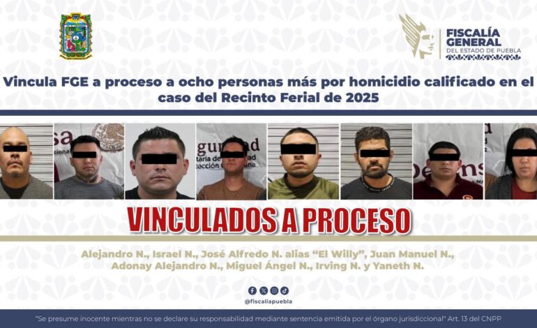 Avanza caso Amalucan: ya son nueve vinculados por multihomicidio en Puebla