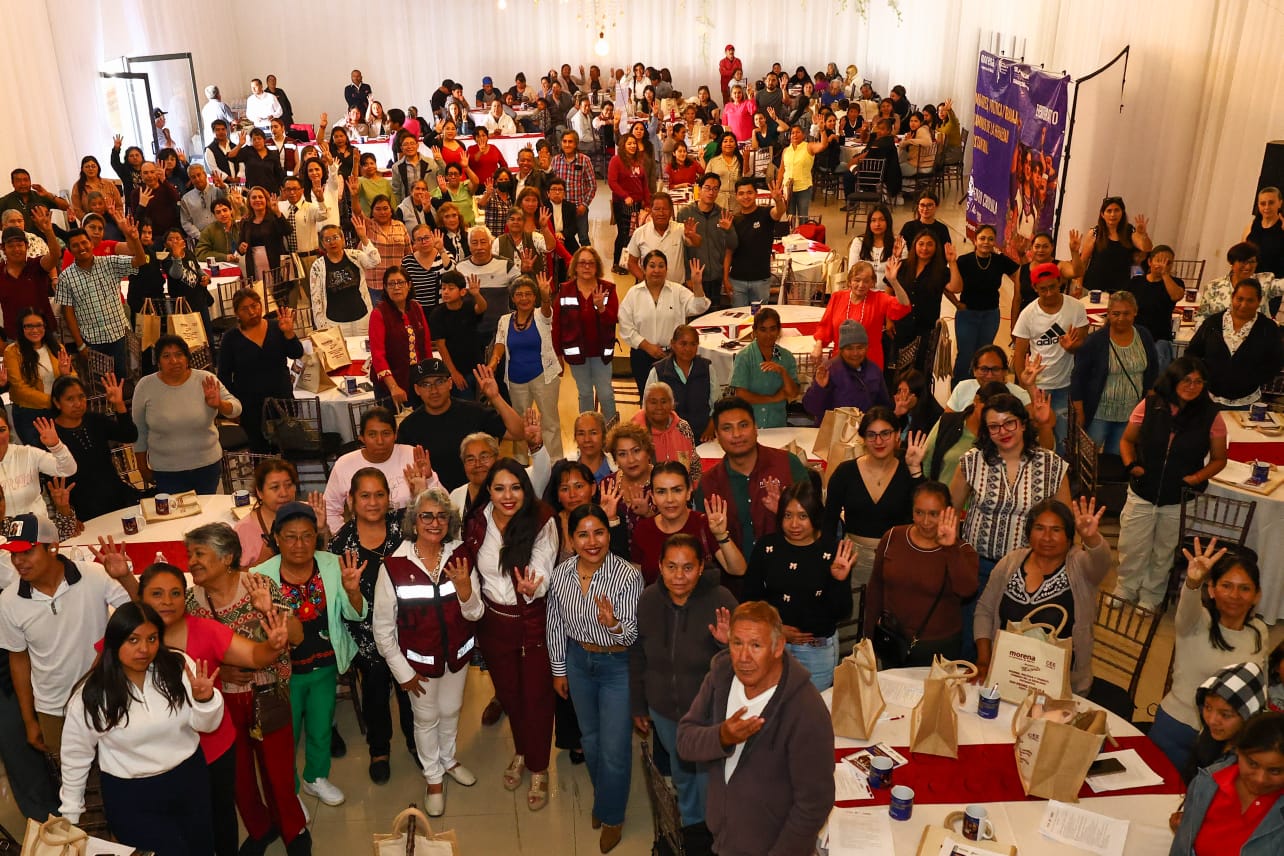 Tonantzin Fernández impulsa agenda de igualdad con mujeres de Cholula