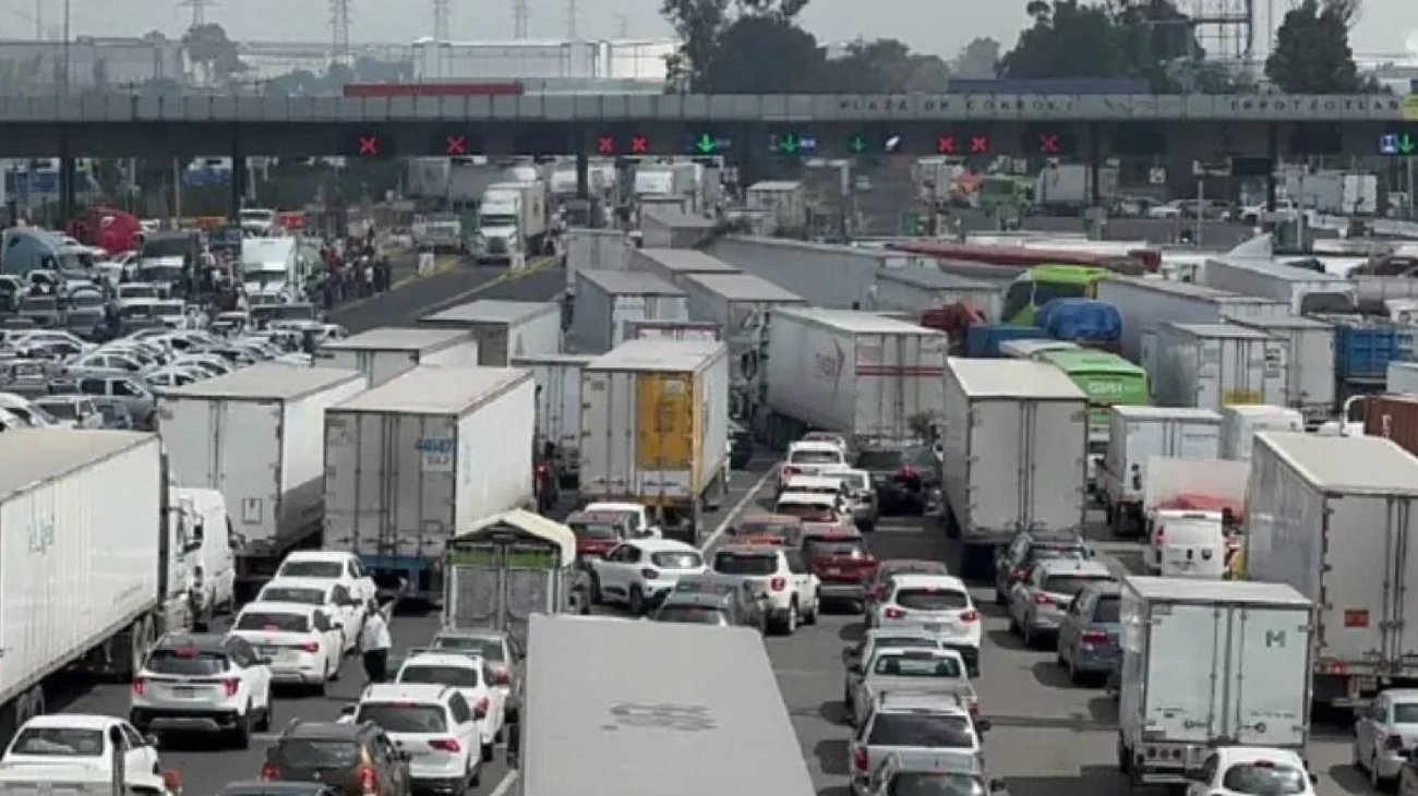Lunes de caos: megabloqueo nacional paralizará autopistas clave, incluida la México–Puebla