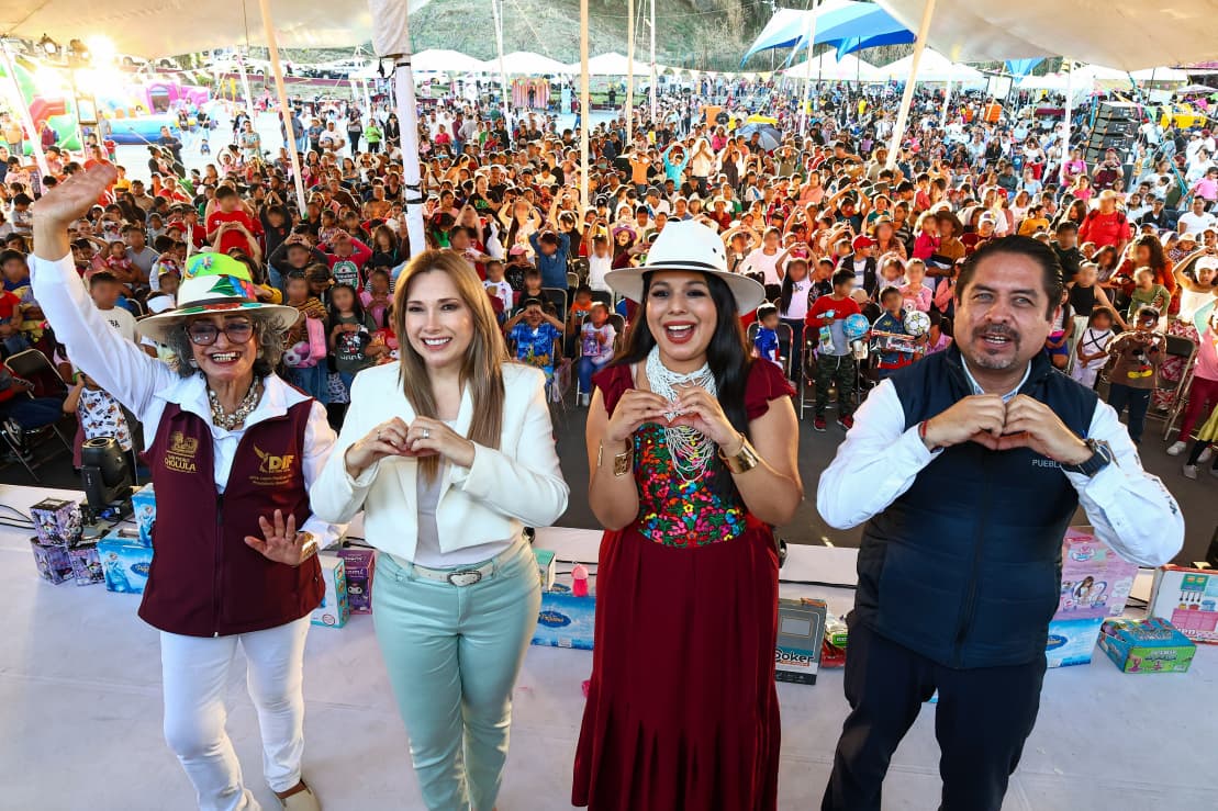 Tlazopilli llena Cholula: miles de niñas y niños toman el Parque Soria