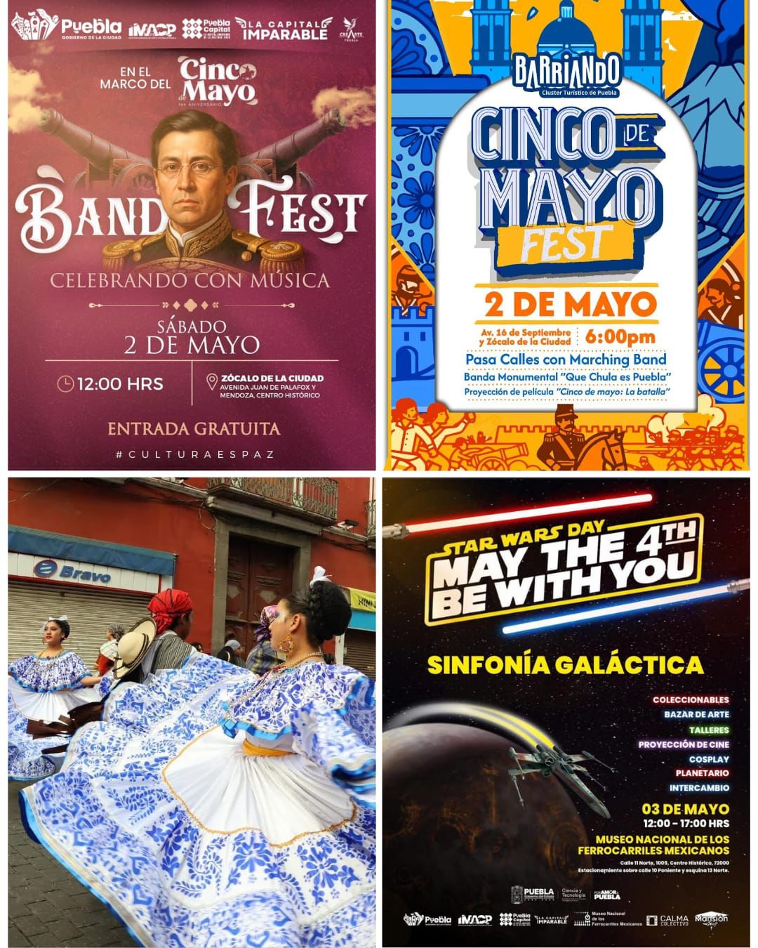 Puebla se enciende: bandas, cine y galaxias para el fin de semana