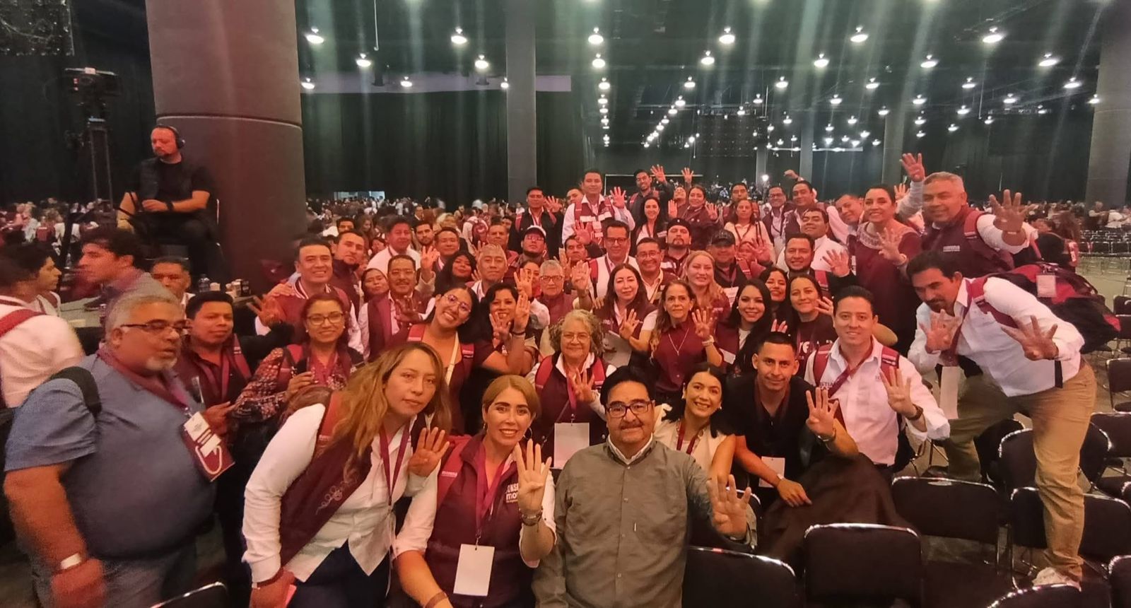 Tonantzin Fernández participa en Congreso Nacional de Morena y respalda nueva dirigencia